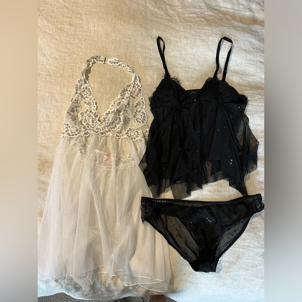 Two sets of Victories secret lingerie